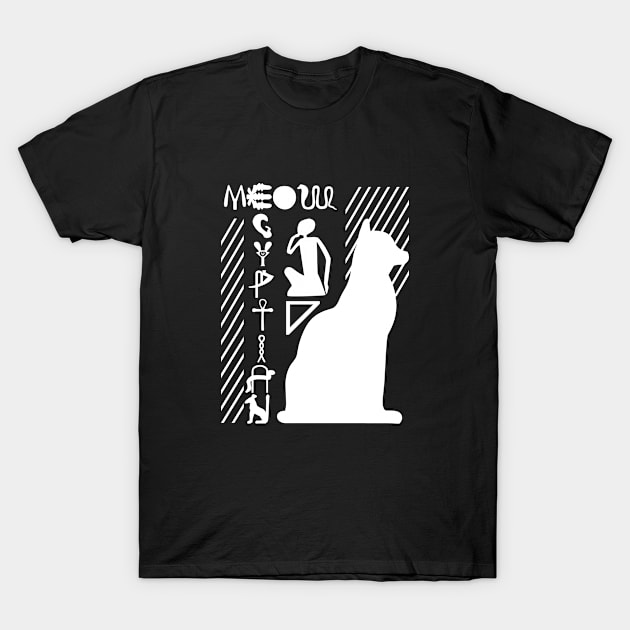 Egyptian Meow T-Shirt by emhoteb